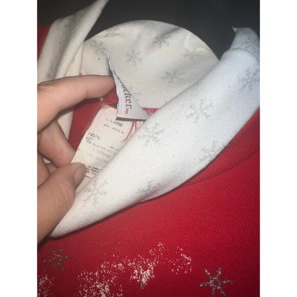 Ugly Christmas Sweater Xmas Sweatshirt Crewneck Size Large Vintage - Picture 2 of 3